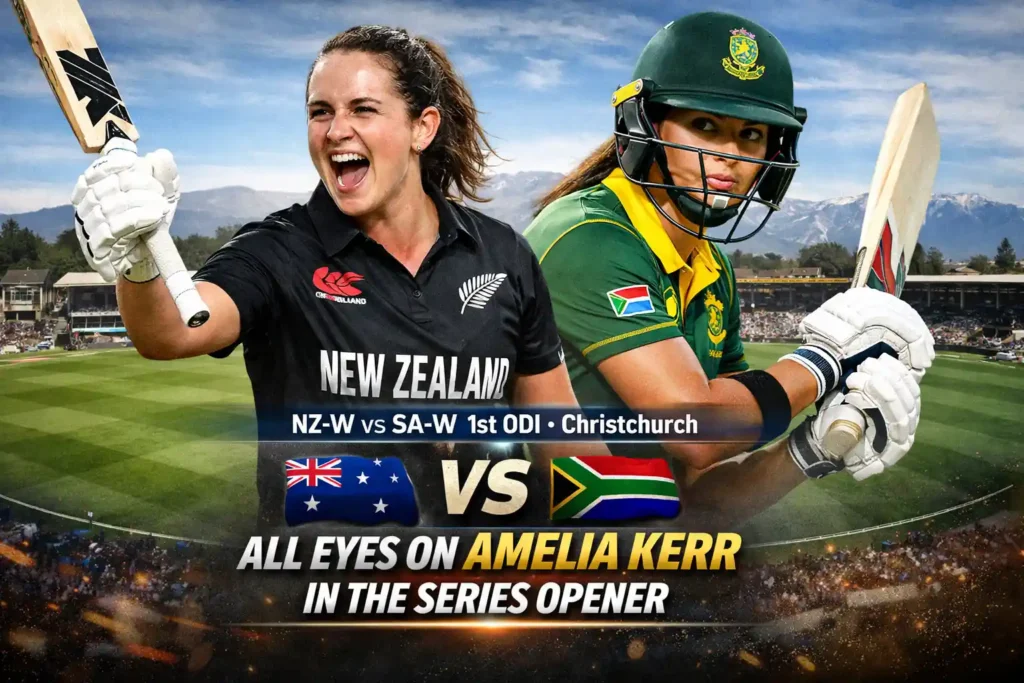 Christchurch ODI 2026: All Eyes on Amelia Kerr in the Series Opener