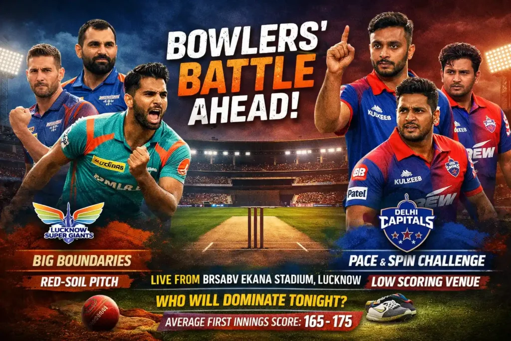Lucknow Super Giants vs Delhi Capitals Pitch Report: Why Ekana Could Turn Into a Bowlers’ Battle
