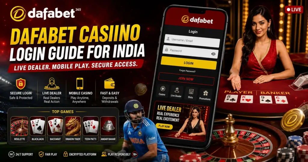 Dafabet Casino Login India’s Live Dealer Mobile Guide